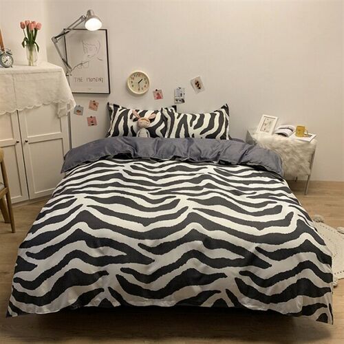 Brushed Solid Simple Style Four-piece Set With Aloe Vera Qui
