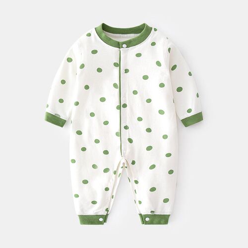 Babys Long-sleeved Jumpsuit Newborn Boneless Spring and Aut