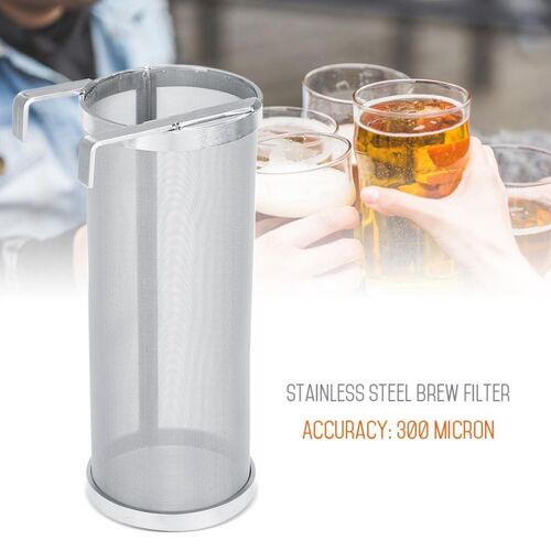 300 Micron Stainless Steel Homemade Brew Beer Hop Mesh Filte