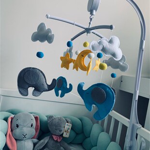 Baby Mobile Rattles Toys Baby Toys 0-12 Months Carousel Crib