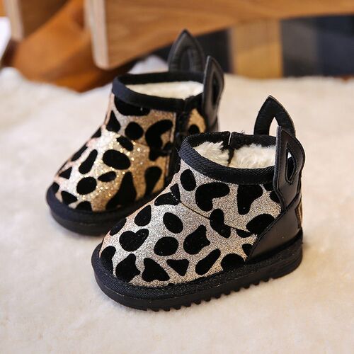 Baby Snow Boots For Women With Velvet And Thickened Soft Sol