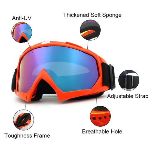 Skiing Goggles Anti-Fog Skiing Eyewear Winter Snowboard Cycl