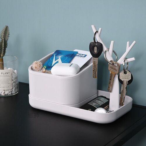 Entrance key desk storage box at the entrance living room cr