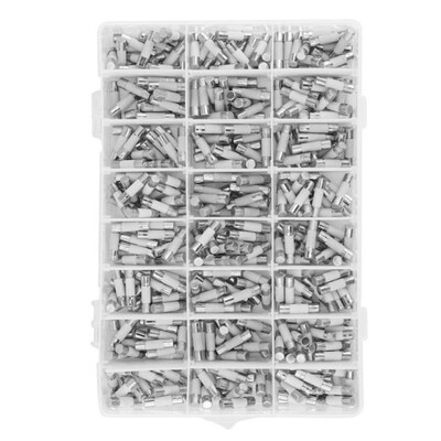 360Pcs 24Values 5X20mm Fast Blow Ceramic Fuse 250V 0.1A 0.25