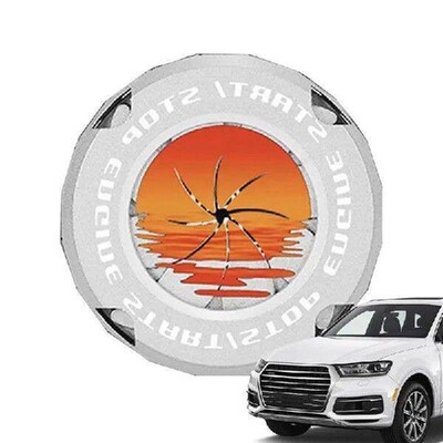 Car Engine Start Button Cover Zinc Alloy Start Stop Button