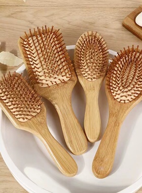 Premium Wooden Bamboo Hair Brush Improve Hair Growth Wood