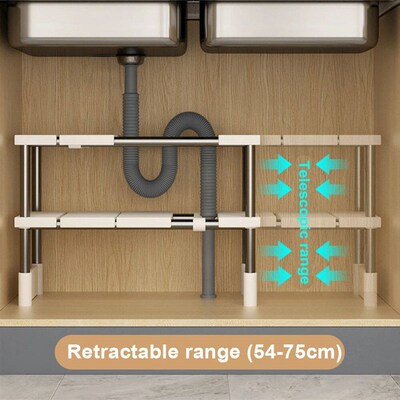 Stackable Storage Rack Wardrobe Layered Partition Rack Close