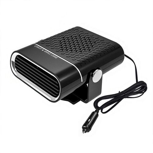 工厂好物车载暖风机12v24v汽车前档玻璃加热除霜除雾器冷暖两用调