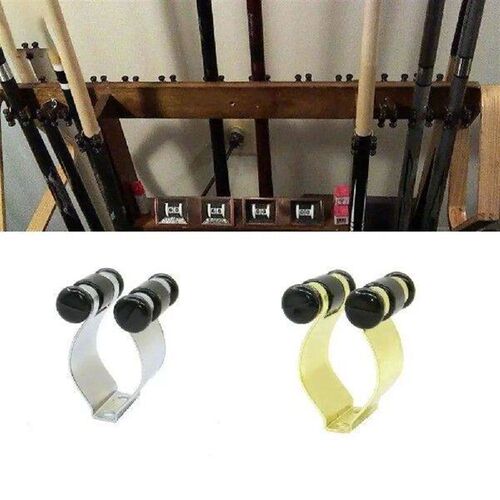 New Practical Storage Metal Cue Rack Clip Wall Mount Hanger