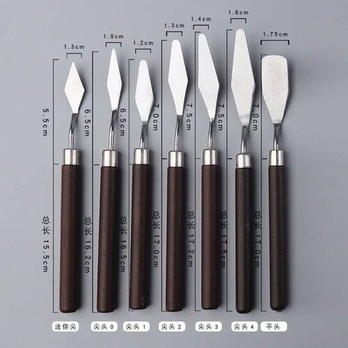 1/3/5/7Pcs/Set Stainless Steel Oil Painting Knife Artist Spa