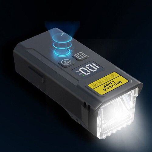 Bicycle Front Lamp with Horn Smart Light Sensor Bike
