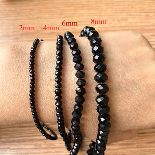 3x4mm/4x6mm/6x8mm Crystal Rondel Beads Wheel Faceted Glass B