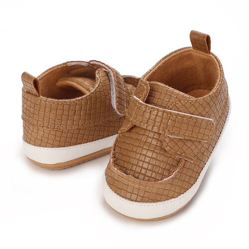 Newborn Baptist Shoes Baby Boy Shoes Classic Leather Rubber