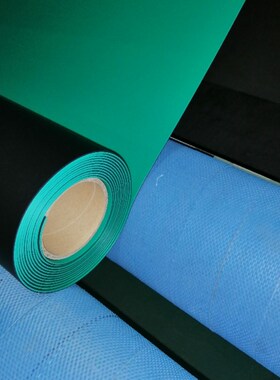 防静电台垫 无气味工作台桌垫实验室环保绿色胶皮黑色PVC胶垫地垫