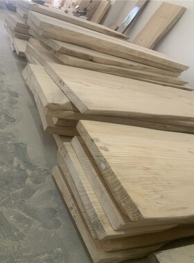 整张实木板材定制原木茶桌大板松木餐桌台面整板茶台桌板办公长桌