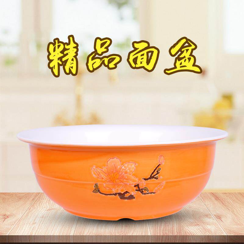 和面盆洗菜盆腌菜盆加厚陶瓷盆发面盆揉面盆铠装光缆凝彩声音响度