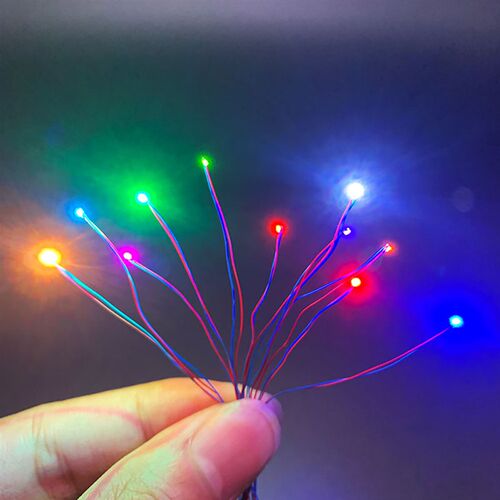 Wired SMD 0603 3V/12V Led Lamp Models Pre-soldered Micro Lit
