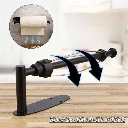Paper Towel Holder-Single Hand Operable Wall Mount Paper