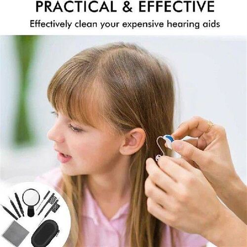 9Pcs/set Hearing Aid Cleaner Kits Hearing Aid Cleaning Tool
