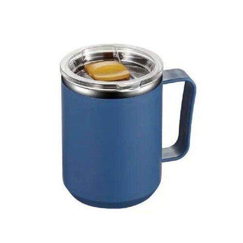 304 Stainless Steel Coffee Mug with Lid Portable Leakproof