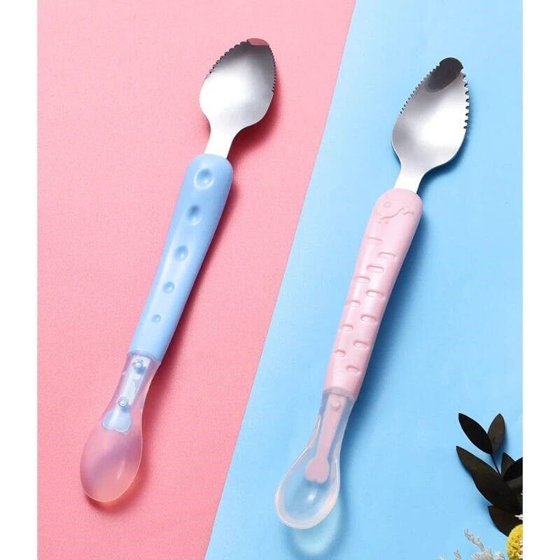 Y1UB Infant Feeding Spoon Baby Puree Spoon Feeding Supplies