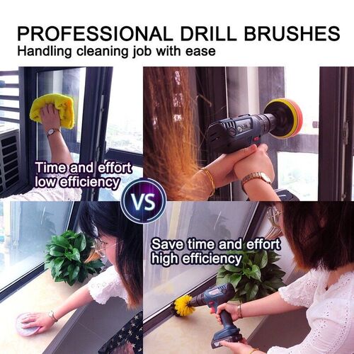 2/3.5/4/5 Electric Scrubber Brush Drill Extension Rod All