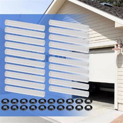 20Pcs Quiet Garage Door Rollers Bearing 80mm Roller Shaft