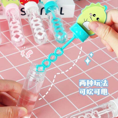 Mini Bubble Wand Handheld Small Childrens Colorful Cartoon