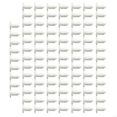 G32A 100 Pcs Plastic Rivets Fasteners with 4.5mm Diameter