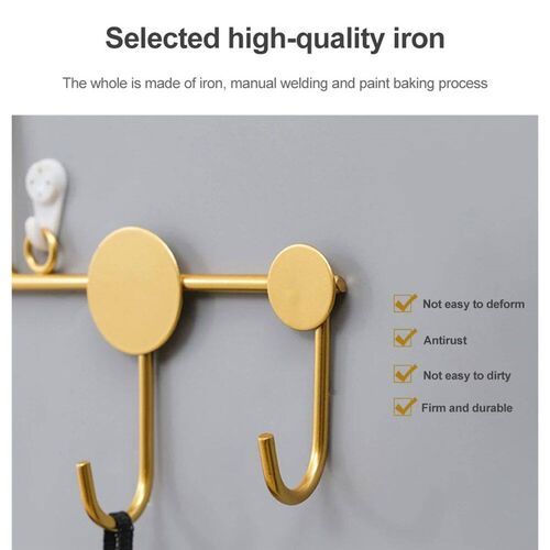 Luxury Fitting Room Coat Hooks Wall Mounted Clothes Rack Coa