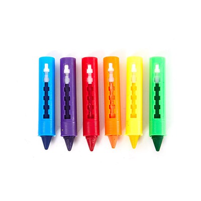 6Pcs Washable Chalk Kids Baby Bath Time Paints Drawing Pens