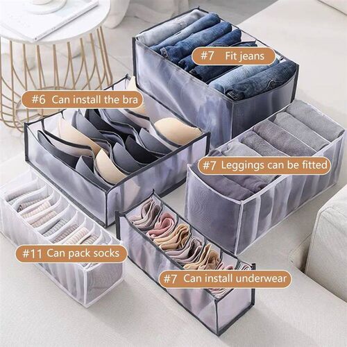 Jeans Organization Storage Box Closet Organizer Clothing Org