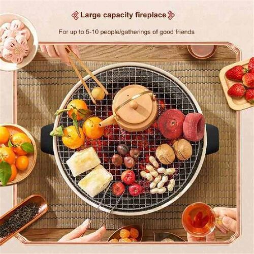 Meat Roasting Grill Portable Versatile Charcoal Oven