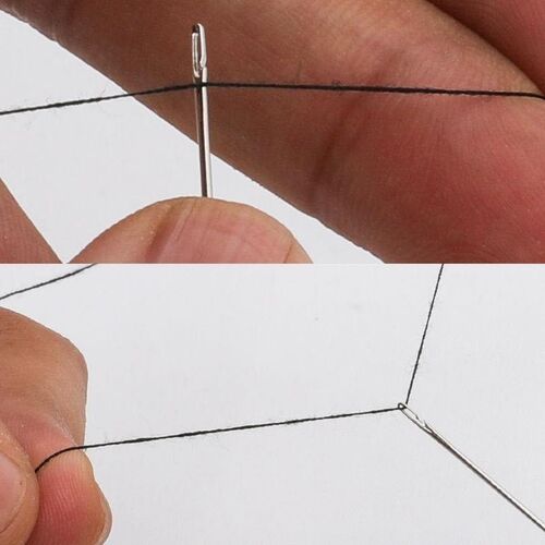 12pcs Blind Needle Elderly Needle-side Hole Hand Household S