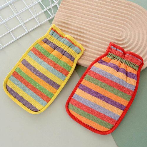 Bath Exfoliating Cloth with Coarse Texture, Double-Sided Str