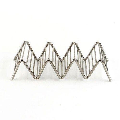 Size Wave Shape Stainless Steel Taco Holders Mexican Food