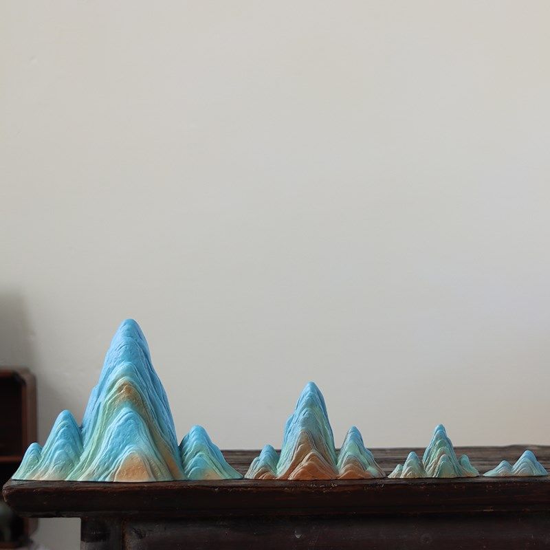 陶瓷大假山鱼缸造景摆件花瓶花插玄关博古架样板间茶桌沙盘装饰品,家居饰品,花瓶,淘宝优惠券,粉丝福利购,淘宝优惠卷