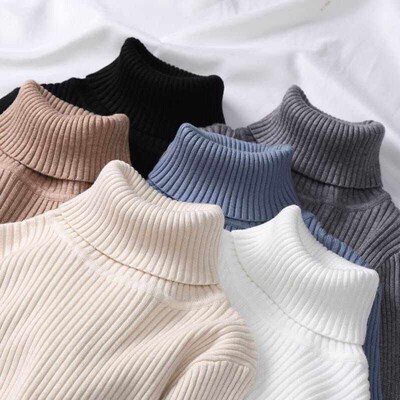 Turtleneck Cashmere Women Sweaters And Pullovers Autumn Wint