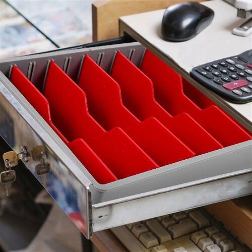 Register Holder Storage Stand Box Drawer Plastic Accessory