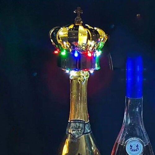 1PC Rechargeable Crown Shape LED Champagne sparkler Light