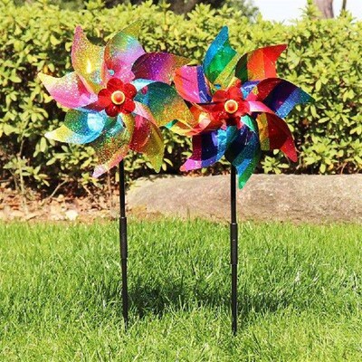Bird Repeller Windmill Spinner Decoration Bird Deterrent