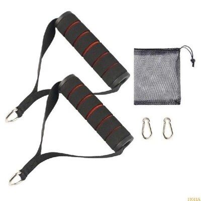 N0HA 1 Pair Gym Equipment Handle for Cable Pulley Systems