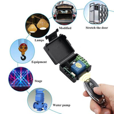 Kebidumei 433Mhz Universal Remote Control Switch DC 12V 1CH