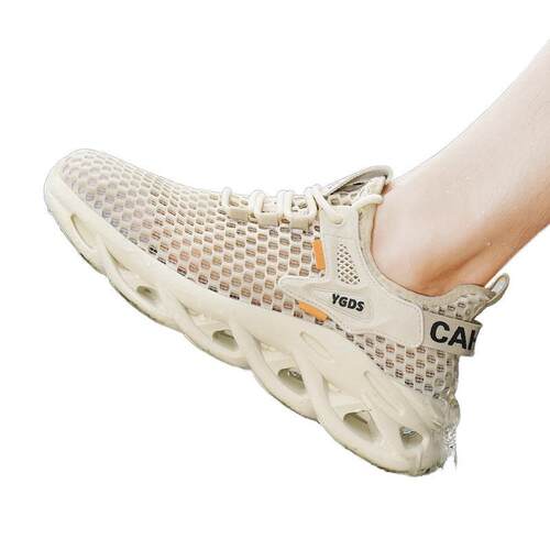Thin Lightweight Mesh Shoes Mens Sandals Hollow Large Mesh