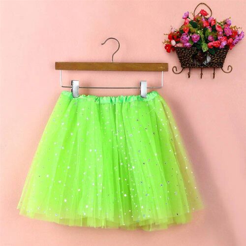 Dancing Skirt Womens Short Skirt Elastic 3 Layered Adult Mes
