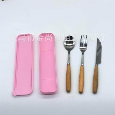 Beechwood Handle Cutlery Set with 410 Stainless Steel New Po