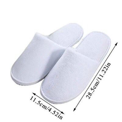 2Pairs Hotel Spare disposable Slippers for Men and Women