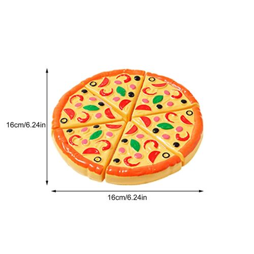 Kids Pizza Cutting Toy Simulation Plastic Pizza Dinette Chil