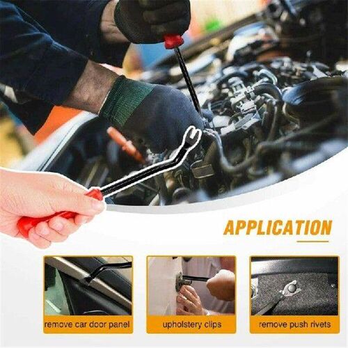 Rivet Bumper Door Trim Panel Retainer Easy To Store Black