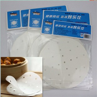 蒸包子的纸馒头垫不粘家用一次性垫纸蒸笼布屉布蒸馍圆形笼布蒸布